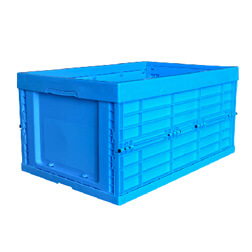 600*400*295 mm collapsible crate without lid plastic foldable storage box and bin