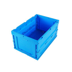 600*400*310 mm collapsible crate without lid plastic foldable storage box and bin