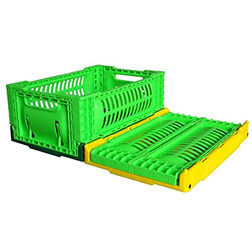300*200*120 mm mini crate plastic foldable storage basket