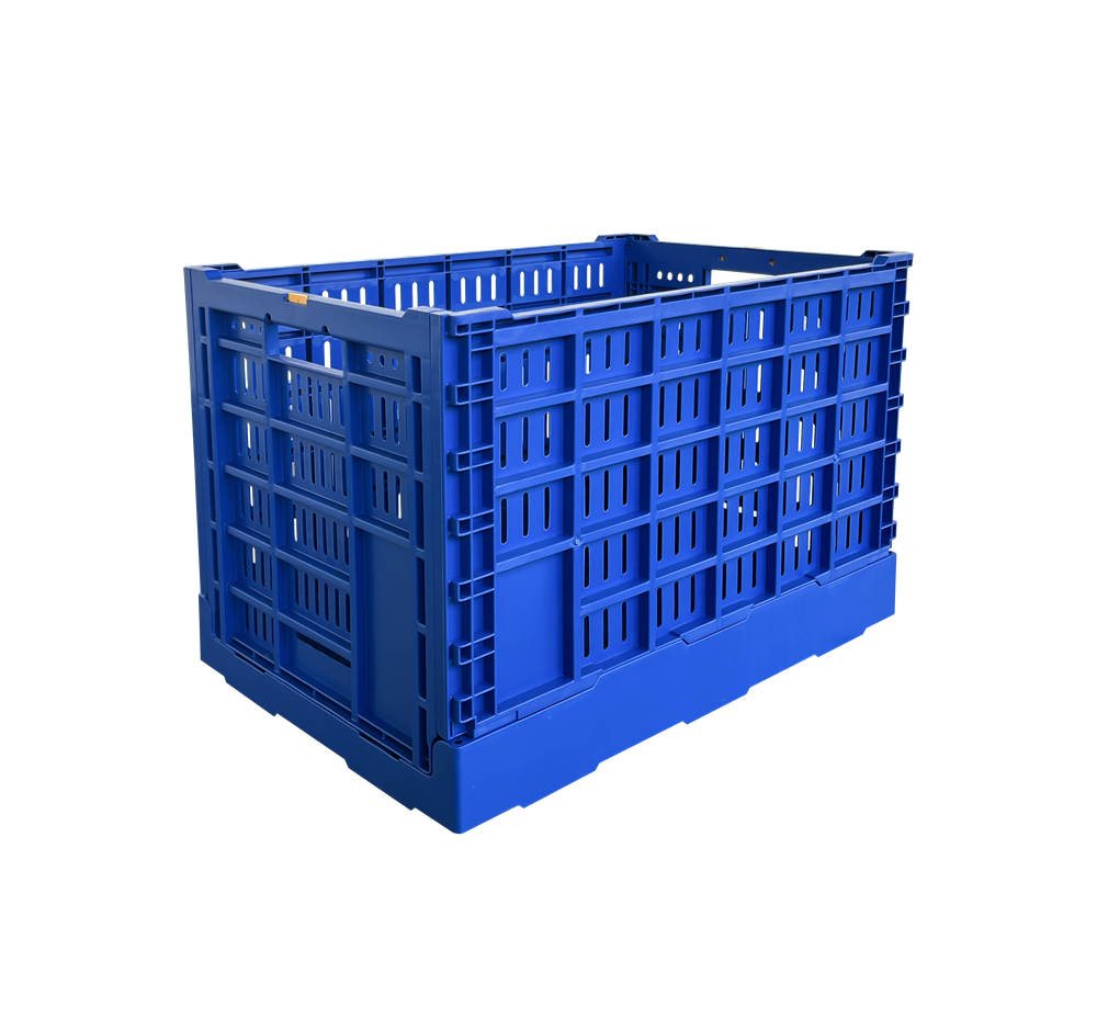 600x400x400 mm Multipurpose use PP material vented type plastic collapsible  crate